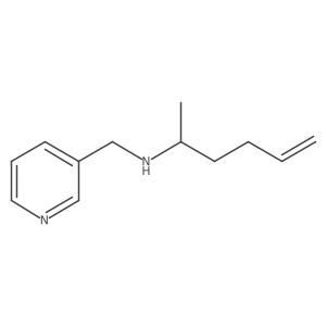 (Hex-5-en-2-yl)(pyridin-3-ylmethyl)amine Structure