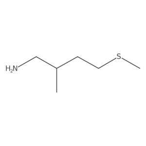 2-Methyl-4-(methylsulfanyl)butan-1-amine Structure