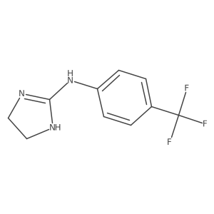 N-[4-(trifluoromethyl)phenyl]-4,5-dihydro-1H-imidazol-2-amine Structure