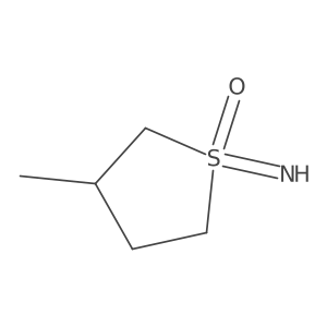 1-Imino-3-methyl-thiolane 1-oxide Structure
