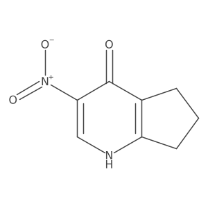 3-Nitro-6,7-dihydro-5H-cyclopenta[b]pyridin-4-ol Structure