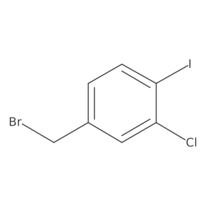 4-(Bromomethyl)-2-chloro-1-iodobenzene Structure