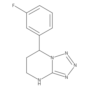 7-(3-fluorophenyl)-4H,5H,6H,7H-[1,2,3,4]tetrazolo[1,5-a]pyrimidine Structure