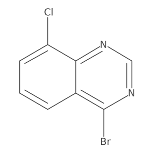4-Bromo-8-chloroquinazoline结构式