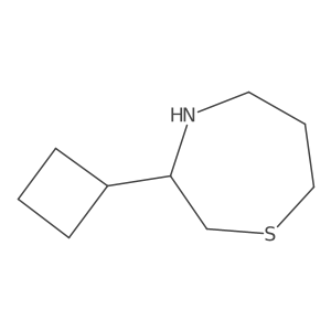 3-Cyclobutyl-1,4-thiazepane Structure