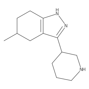 5-methyl-3-(piperidin-3-yl)-4,5,6,7-tetrahydro-1H-indazole Structure