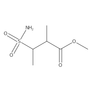 Methyl 2-methyl-3-sulfamoylbutanoate Structure