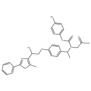 Peliglitazar metabolite M8 Structure