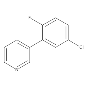 3-(5-Chloro-2-fluorophenyl)pyridine Structure