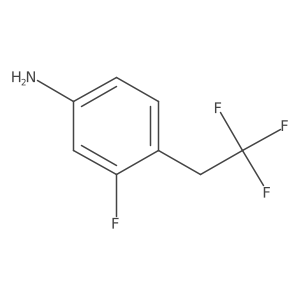 3-Fluoro-4-(2,2,2-trifluoroethyl)aniline Structure