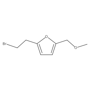 2-(2-Bromoethyl)-5-(methoxymethyl)furan结构式