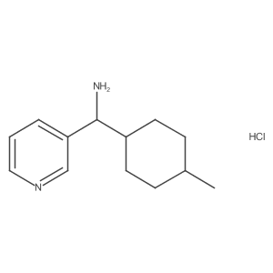 4-Methylcyclohexyl(pyridin-3-yl)methanamine hydrochloride Structure