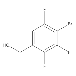 (4-Bromo-2,3,5-trifluorophenyl)methanol结构式