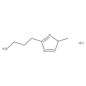 3-(1-methyl-1H-1,2,4-triazol-3-yl)propan-1-amine hydrochloride Structure
