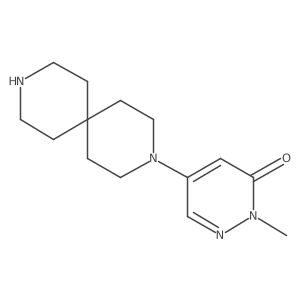 5-(3,9-Diazaspiro[5.5]undecan-3-yl)-2-methylpyridazin-3-one Structure