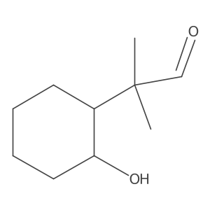2-(2-Hydroxycyclohexyl)-2-methylpropanal Structure