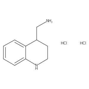 (1,2,3,4-Tetrahydroquinolin-4-yl)methanamine dihydrochloride结构式