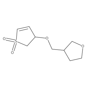 3-[(Oxolan-3-yl)methoxy]-2,3-dihydro-1lambda6-thiophene-1,1-dione Structure