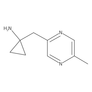 1-[(5-Methylpyrazin-2-yl)methyl]cyclopropan-1-amine结构式