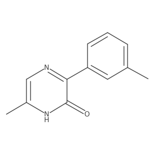 6-Methyl-3-(3-methylphenyl)-1,2-dihydropyrazin-2-one Structure