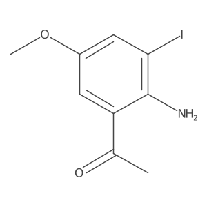 1-(2-Amino-3-iodo-5-methoxyphenyl)ethan-1-one Structure
