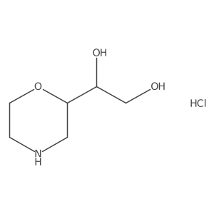 (1S)-1-[(2S)-morpholin-2-yl]ethane-1,2-diol hydrochloride结构式