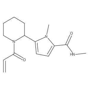 N,1-dimethyl-5-[1-(prop-2-enoyl)piperidin-2-yl]-1H-pyrrole-2-carboxamide Structure