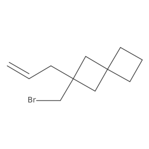 2-(Bromomethyl)-2-(prop-2-en-1-yl)spiro[3.3]heptane结构式