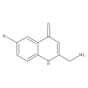 2-(Aminomethyl)-6-bromo-4(1h)-quinolinone Structure