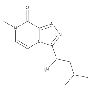 3-(1-amino-3-methylbutyl)-7-methyl-7H,8H-[1,2,4]triazolo[4,3-a]pyrazin-8-one Structure