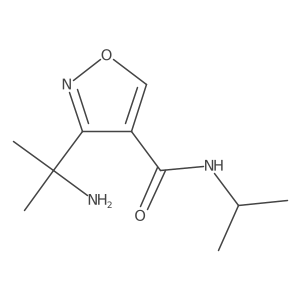 3-(2-aminopropan-2-yl)-N-(propan-2-yl)-1,2-oxazole-4-carboxamide Structure