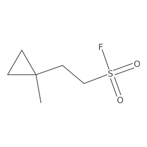 2-(1-Methylcyclopropyl)ethane-1-sulfonyl fluoride结构式