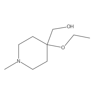 (4-Ethoxy-1-methylpiperidin-4-yl)methanol Structure