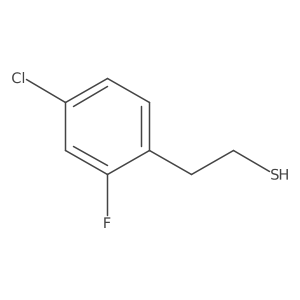 2-(4-Chloro-2-fluorophenyl)ethane-1-thiol结构式