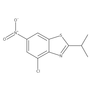 4-Chloro-6-nitro-2-(propan-2-yl)-1,3-benzothiazole Structure