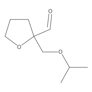 2-[(Propan-2-yloxy)methyl]oxolane-2-carbaldehyde Structure