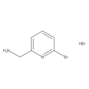 (6-Bromopyridin-2-yl)methanamine hydrobromide结构式