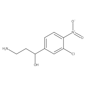 (1R)-3-amino-1-(3-chloro-4-nitrophenyl)propan-1-ol Structure