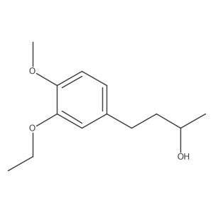 (2R)-4-(3-ethoxy-4-methoxyphenyl)butan-2-ol Structure