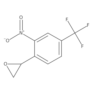 (2R)-2-[2-nitro-4-(trifluoromethyl)phenyl]oxirane Structure