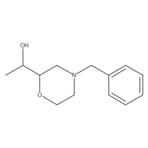 (1S)-1-(4-benzylmorpholin-2-yl)ethan-1-ol Structure