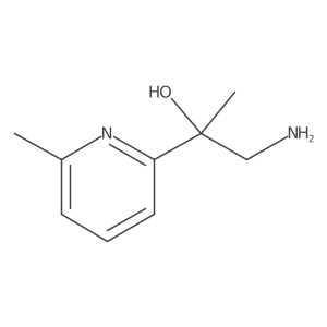 1-Amino-2-(6-methylpyridin-2-yl)propan-2-ol Structure