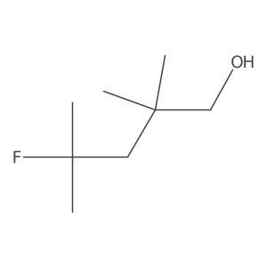 4-Fluoro-2,2,4-trimethylpentan-1-ol结构式