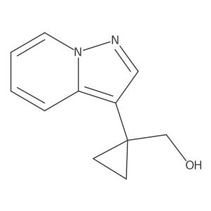 (1-{Pyrazolo[1,5-a]pyridin-3-yl}cyclopropyl)methanol结构式