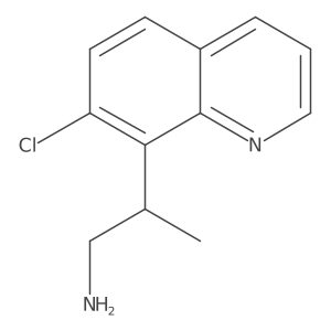 2-(7-Chloroquinolin-8-yl)propan-1-amine结构式