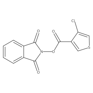 1,3-dioxo-2,3-dihydro-1H-isoindol-2-yl 4-chlorothiophene-3-carboxylate结构式