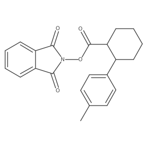 1,3-dioxo-2,3-dihydro-1H-isoindol-2-yl 2-(4-methylphenyl)cyclohexane-1-carboxylate Structure