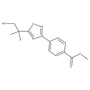 Methyl 4-[5-(2-hydroxy-1,1-dimethylethyl)-1,2,4-oxadiazol-3-yl]benzoate Structure