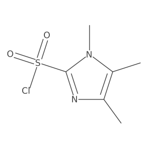 trimethyl-1H-imidazole-2-sulfonyl chloride Structure
