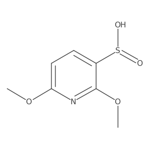 2,6-Dimethoxypyridine-3-sulfinic acid结构式